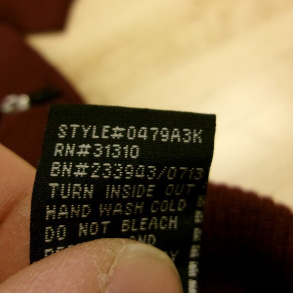 AGB Womens Ladies Maroon Burgundy Long Sleeve Pullover Tunic Sweater w/ Pockets - Picture 12 of 16